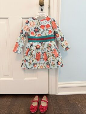 Pan con Chocolate European Designer Dress 2T